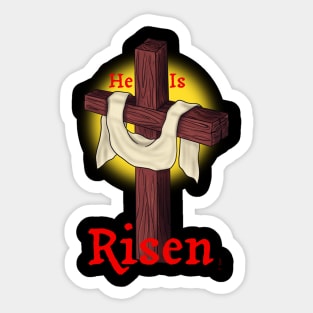 He is risen Sticker